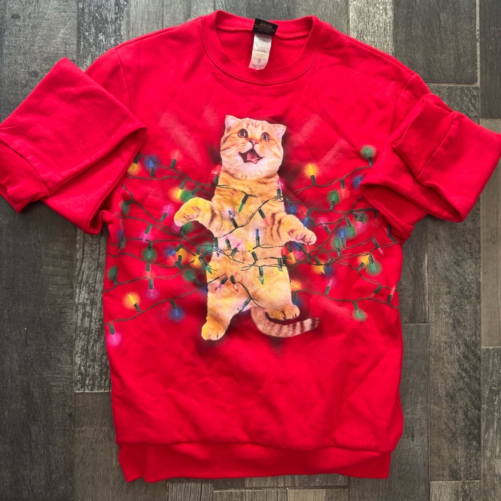 Christmas lighting sweater